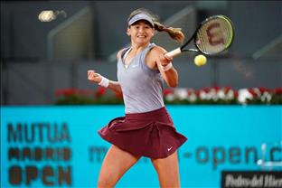Vicky Jiménez passa la primera ronda del Mutua Madrid Open